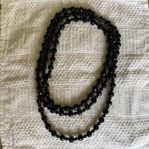Premier Designs Long Black Necklace